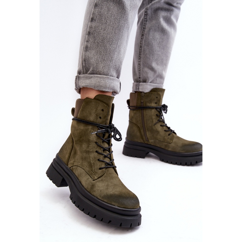 Step in style Trappers modell Narelona 6602 Dark Green - Lépj stílusosan zöld 2
