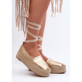 Step in style Espadrilles Model Tailesse C-285 Gold - Lépjen stílusosan sárga 1