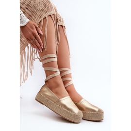 Step in style Espadrilles Model Tailesse C-285 Gold - Lépjen stílusosan sárga 2