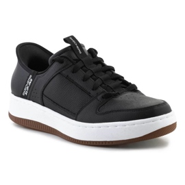 Skechers Slip-ins Sport Court 92 cipő - Distown 232445-BKNT fekete 1