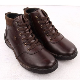 A férfi csizmák gyapjú rieker rkr747 barna 2 A férfi csizmák gyapjú rieker rkr747 barna 2