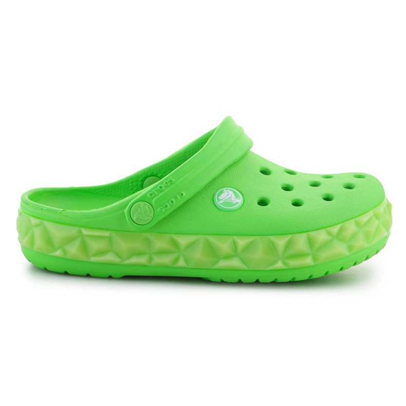 Crocs Croc Band Geometric Glow Band Clog K Jr 210132-3WA flip-flop zöld 1