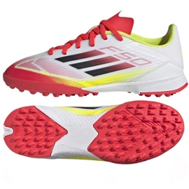 Adidas F50 League Tf IE3753 futballcipő fehér 1