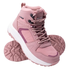 Hi-Tec Rozes közepes wp wo trekking cipője membránnal rózsaszín 1