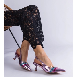 Lila kacsasarkú nyitott sarokkal ibolya 2