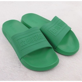 Big Star NN174650 férfi víz flip -flops zöld 2