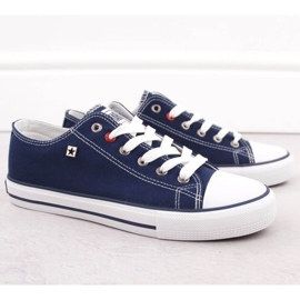 Klasszikus cipők Big Star NN274653 Navy Blue kék 2