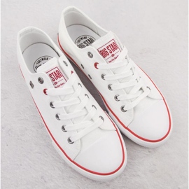 Big Star Klasszikus nagy csillag NN174301 fehér cipők 2 Big Star Klasszikus nagy csillag NN174301 fehér cipők 2