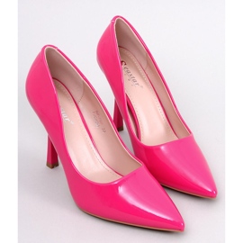 Fuchsia lakkozott női magassarkú rózsaszín 1