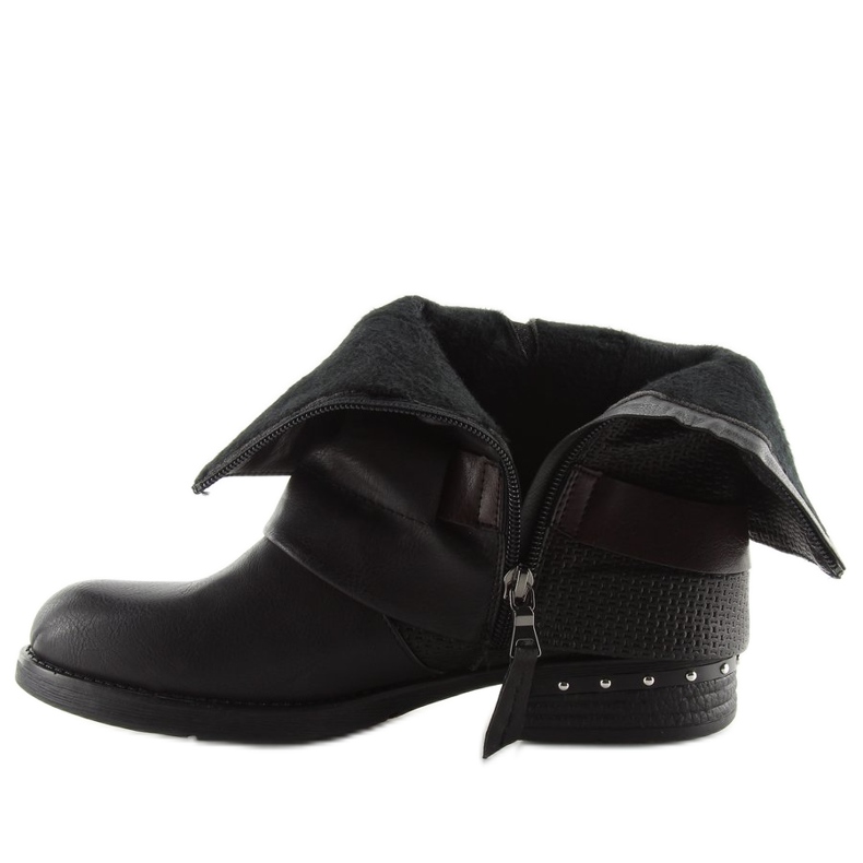 Fekete katonai csizma 5728 fekete 2