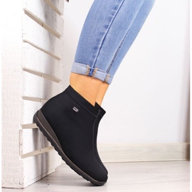 Női csizma szigetelt fekete rieker 98251-00-ban 2