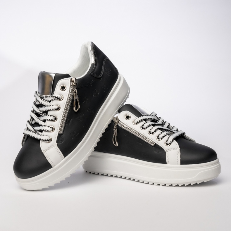 Női fekete sport cipők 1