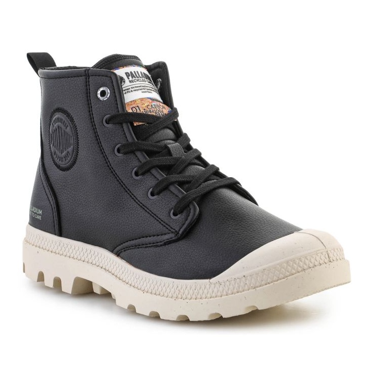 Palladium Pampa Hi Re-vegan bőr U cipő 74378-008-M fekete 2