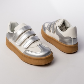 Női sport cipők ezüstfehér 1