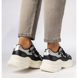 Női fekete sport cipők 2