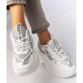 Női fehér sport cipők 2
