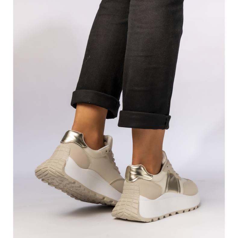 Női bézs sport cipők 1