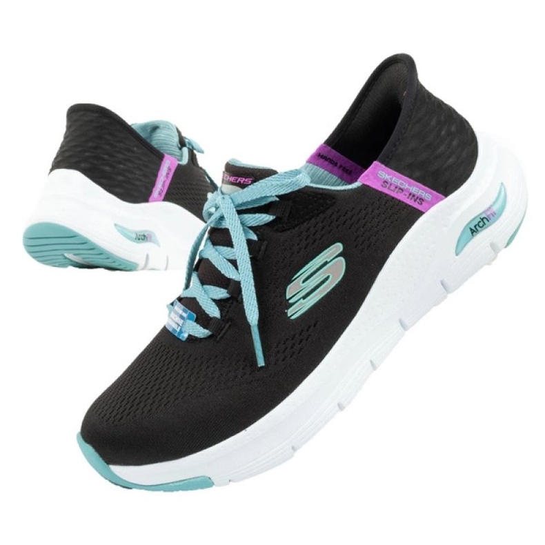 Skechers 149568/BKMT sportcipő fekete 2