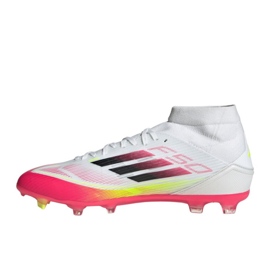 Adidas F50 Liga FG/Mg Mid JI0434 Fehér és piros labdarúgó cipő 1