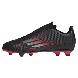 Adidas F50 Club Vel FG/Mg IE3730 fekete tépőzár 1