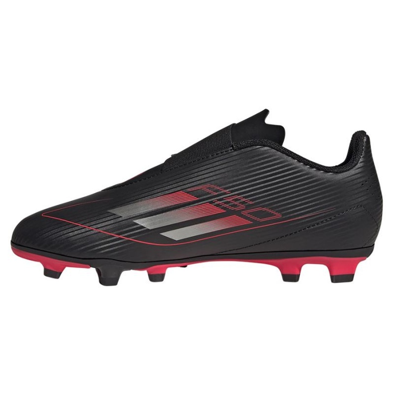 Adidas F50 Club Vel FG/Mg IE3730 fekete tépőzár 1