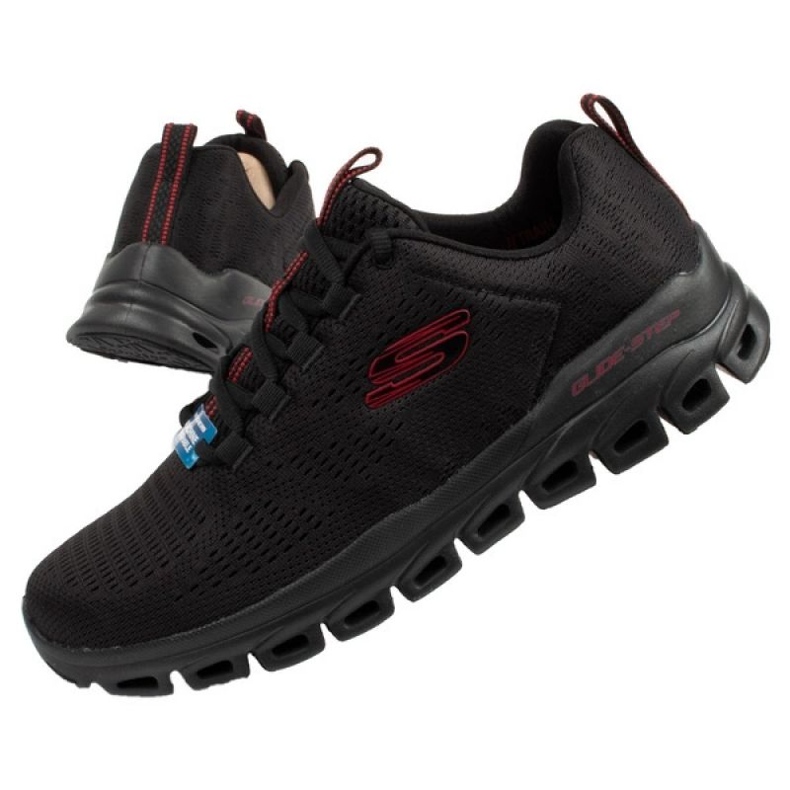 Skechers Glide 232136/BBK cipő fekete 1 Skechers Glide 232136/BBK cipő fekete 1