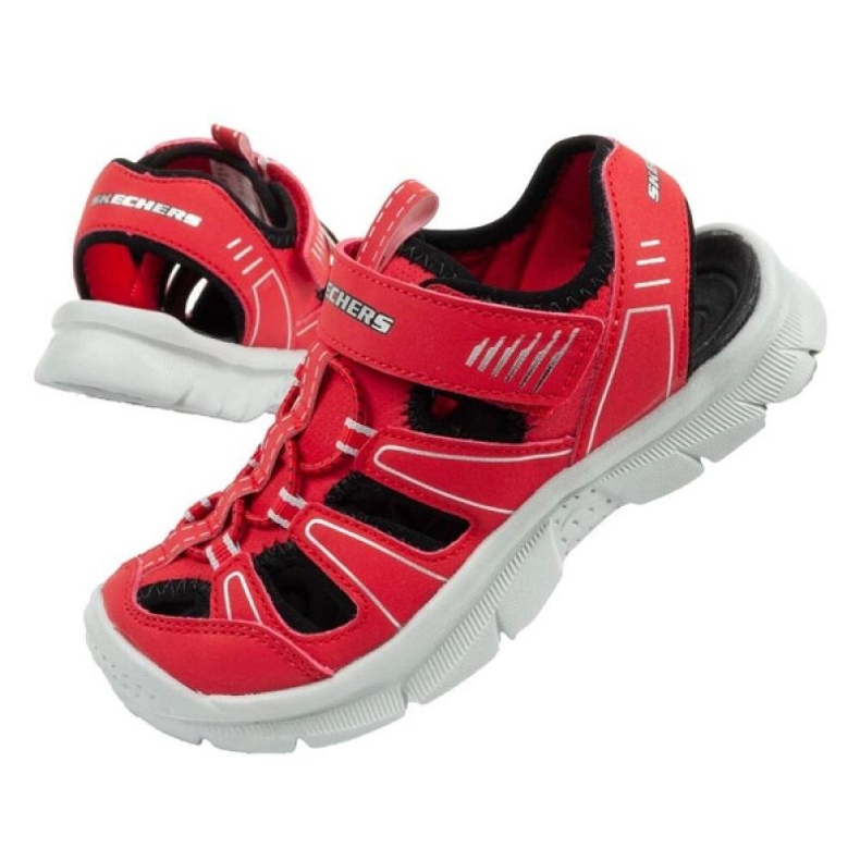 Skechers Relix 406520L/RDBK szandál piros 2