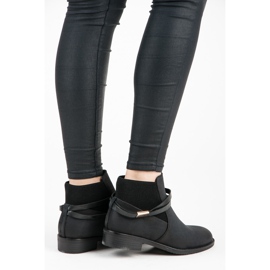 Vinceza Alacsony Jodhpur csizma fekete 1