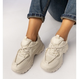 Női bézs sport cipők 1