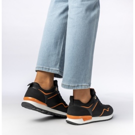 Női fekete sport cipők 1