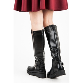 Seastar Női rock csizma fekete 1