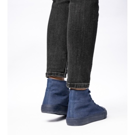 Női klasszikus farmer cipők kék 2 Női klasszikus farmer cipők kék 2