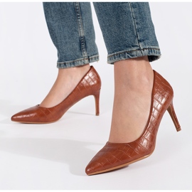 Seastar Barna magas sarkú pumpák 1