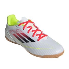 Adidas F50 Club az IE1222 fehér labdarúgó cipőben 1