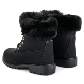 Queen Vivi Fekete csapdák szőrrel 1