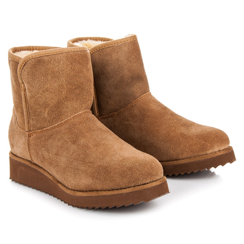 Coco Perla Mukluki az emelvényen barna 1