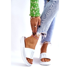 Női Big Star papucs LL274428 fehér 2