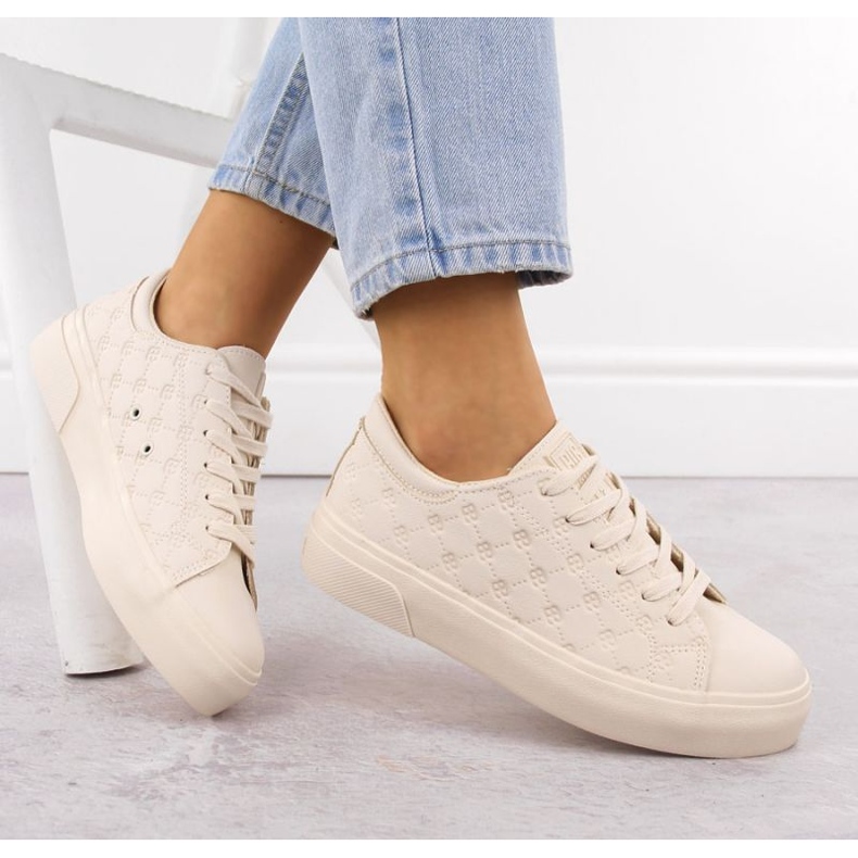 Női Big Star RR274336 bézs cipők 2