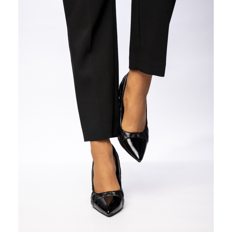 Női Veronique fekete szivattyúk 1