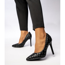 Női lumor fekete magas sarkú cipő 1 Női lumor fekete magas sarkú cipő 1