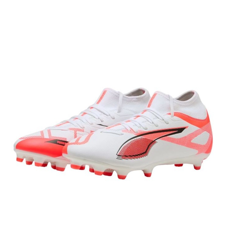 Puma Ultra 5 Play+ FG/AG 108168 01 Football cipő fehér 1