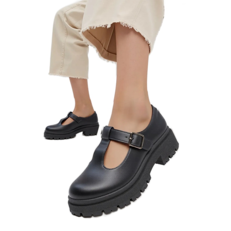 Női margot fekete cipő 2