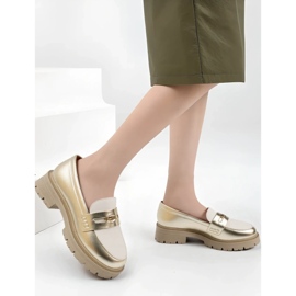 Női arany cipő aranysárga 2