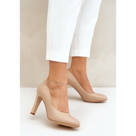 Női szivattyúk a Sergio Leone Coffe Campbell Poston barna 2