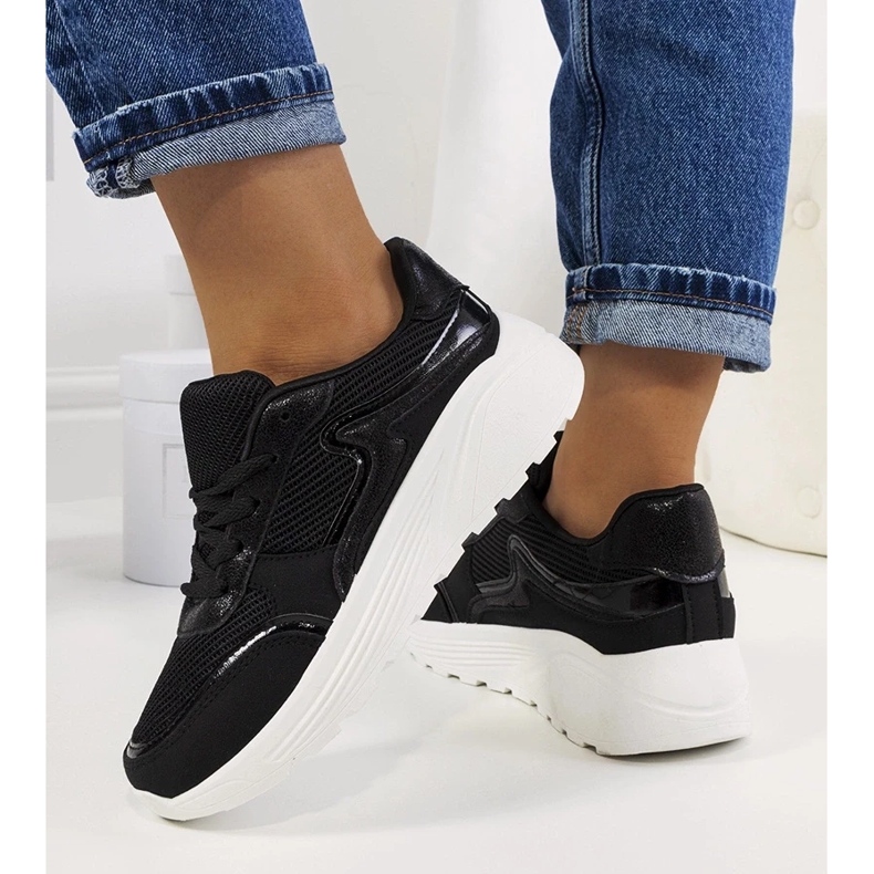 D/GMR Fekete Basemat női tornacipő 1