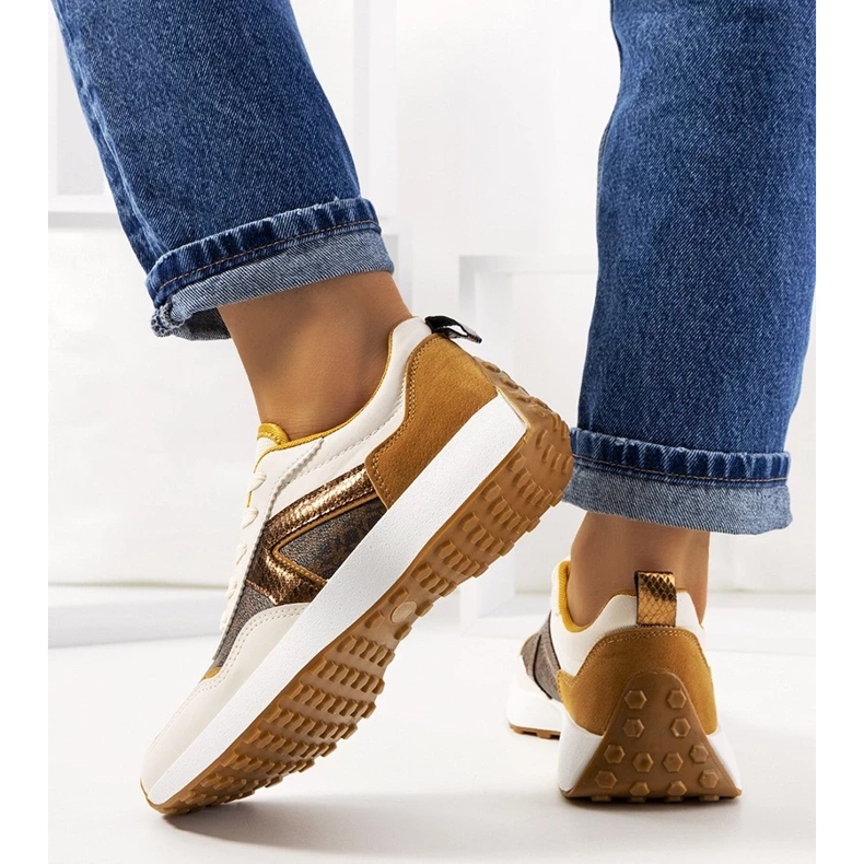 D/GMR Női barna Isham tornacipő bézs 2 D/GMR Női barna Isham tornacipő bézs 2