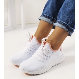 D/GMR Fehér és rózsaszín Lenna sportcipő 1