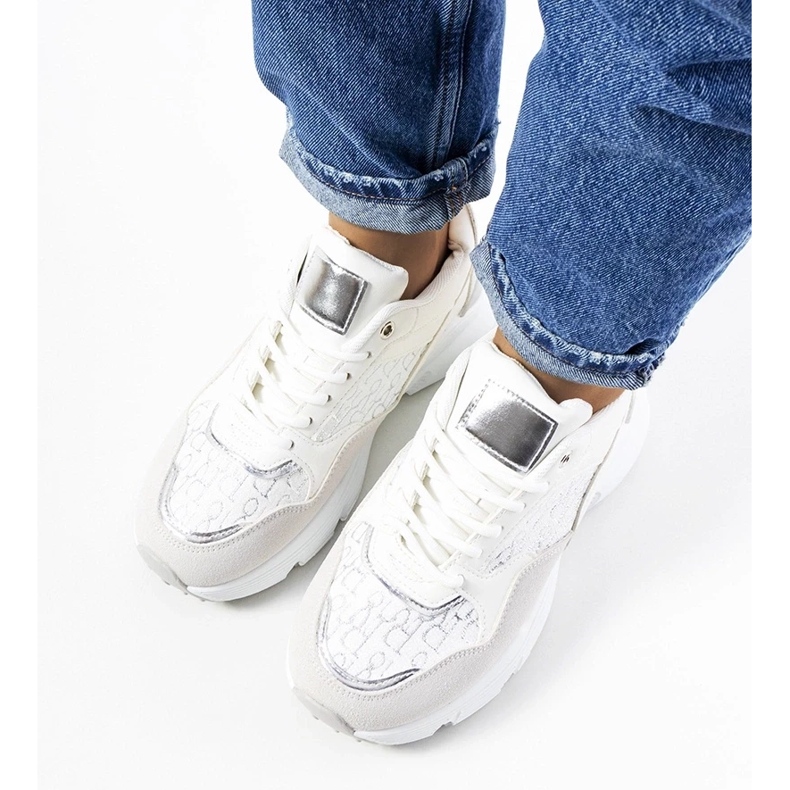 D/GMR Női fehér Viale tornacipő szürke 2