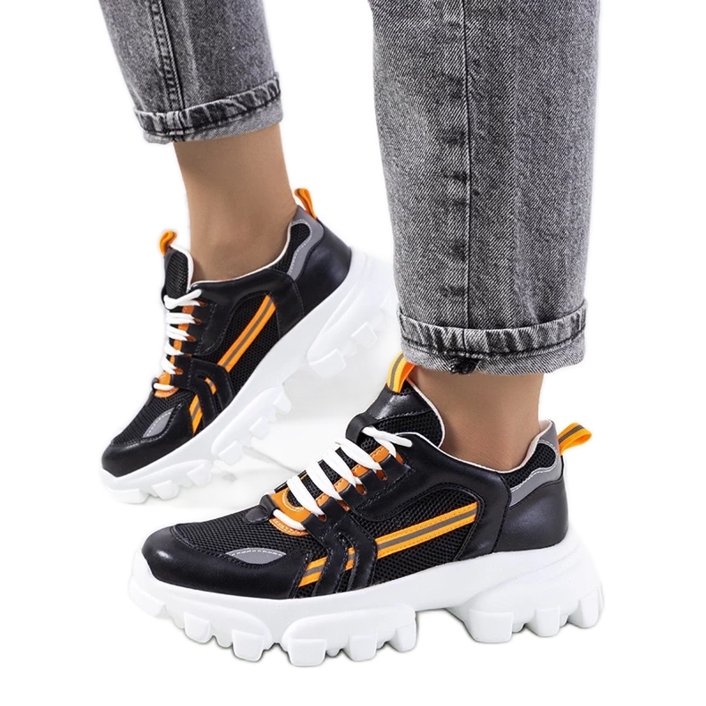 D/GMR Fekete női Bernier tornacipő 2