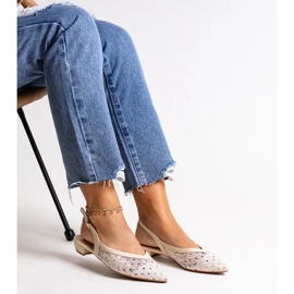 D/GMR Marlioz bézs színű csipke balerinák 1